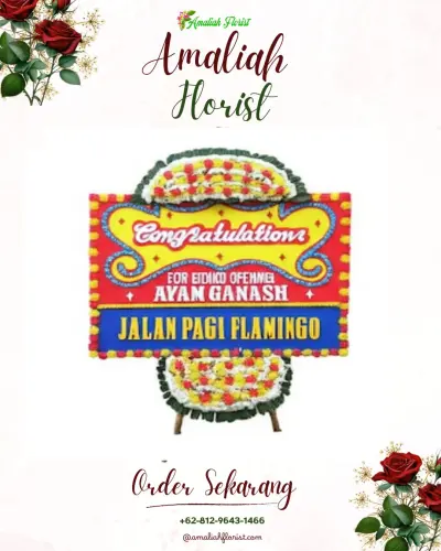 Bunga Papan Congratulation di La Glasshouse Tangerang Selatan